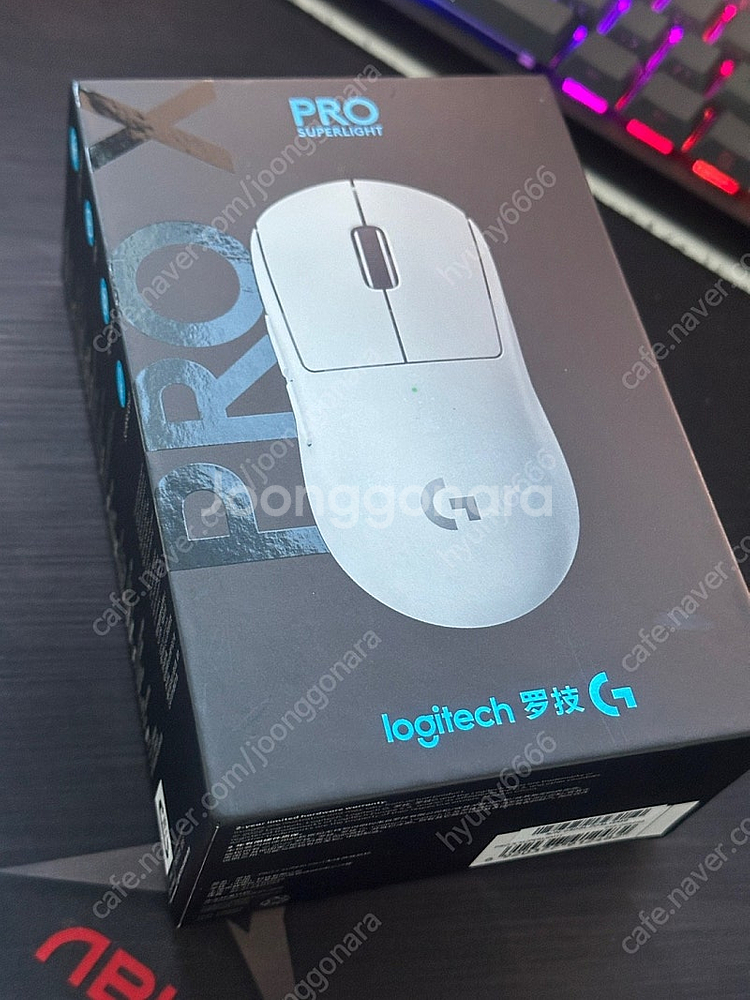 로지텍 지슈라1 G pro X Superlight 화이...--2
