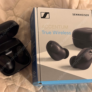 ANC TWS - 젠하이저 ATW 블랙 액센텀 트루 와이어리스 Sennheiser Accentum True Wireless ATW1