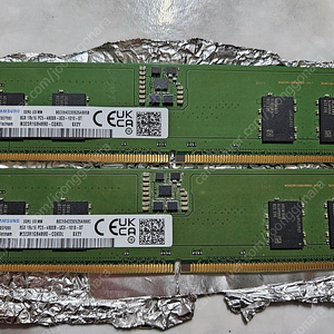 삼성 메모리 DDR5 4800 8GB RAM x 2 EA 판매