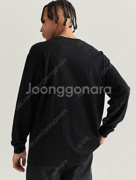 뉴발란스 스포츠클럽 블랙 긴팔티 롱슬리브 95(M) 2...--1