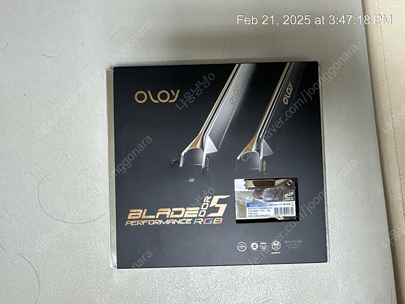 ddr5 oloy 64gb(32gx2) 6000 cl32 1.35v--2