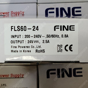 화인파워렉스 파워서플라이 SMPS FLS60-24(24V2.5A) 60W