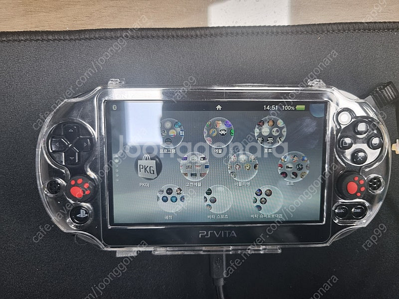 PS VITA 2세대 본체+케이스 512g 판매--0