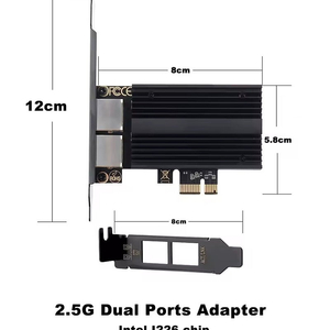 2.5g 듀얼포트 랜카드 intel i226