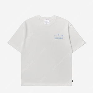 [XL] IAB Studio T-Shirt White Sky Blue