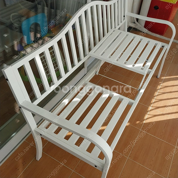 높이조절 벤치의자 카페 정원 가든 베란다 발코니 테라스...--2