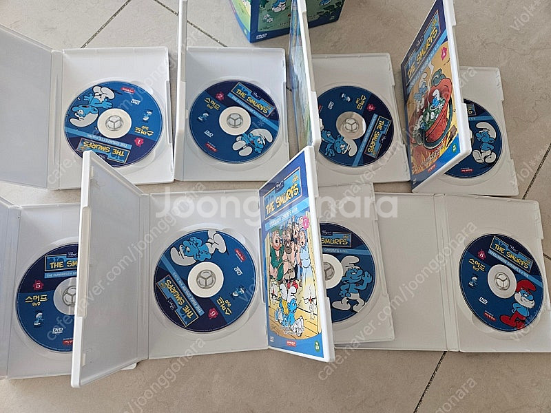 개구쟁이 스머프 교육용 영어 DVD 1집 8종세트--2