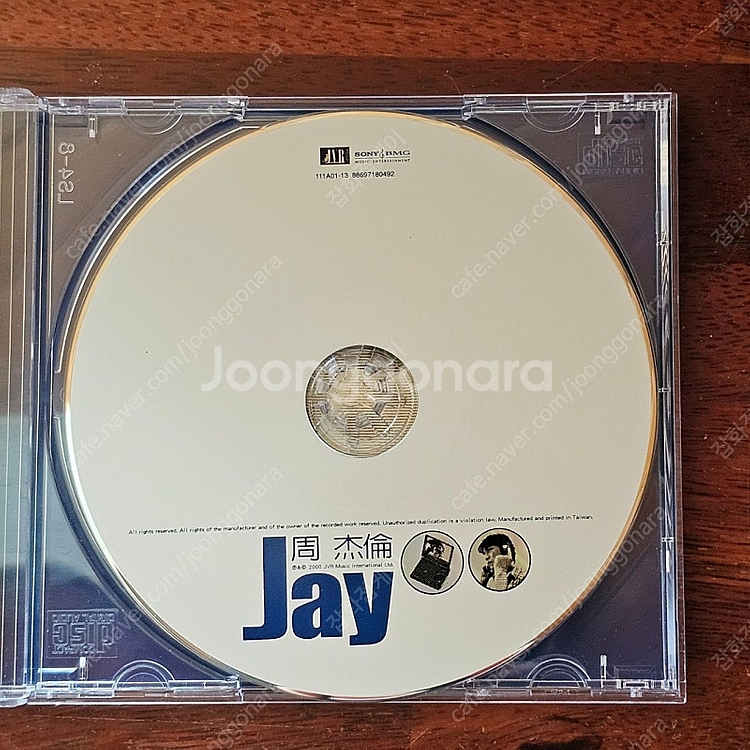 주걸륜 1집 JAY CHOU 중국 대만 CD 중고--6
