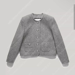 던스트 클래식 트위드 자켓 멜란지 그레이 Dunst Classic Tweed Jacket Melange Grey