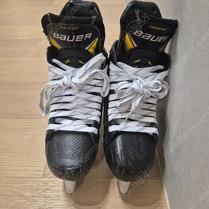 아이스하키 스케이트, 최고급 모델, (240,245mm) 바우어 BAUER SUPREME ULTRASONIC ICE HOCKEY SKATES. (5 fit3)