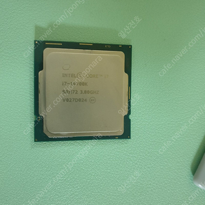 10세대 i7 10700k cpu 단품팝니다 추가 삼성16g ddr4 별도가능