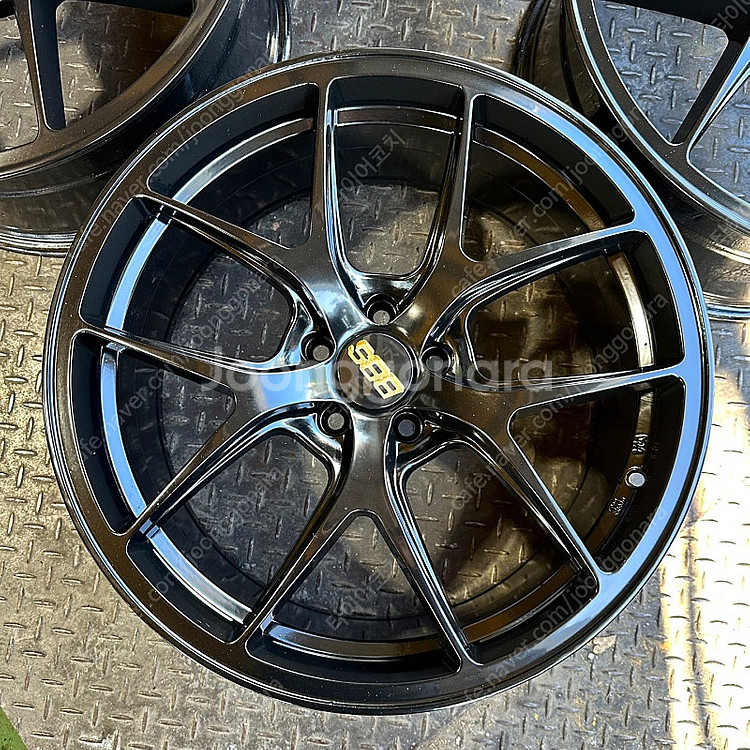 19인치 BBS CIR st 유광블랙 중고휠 1대분 P...--4