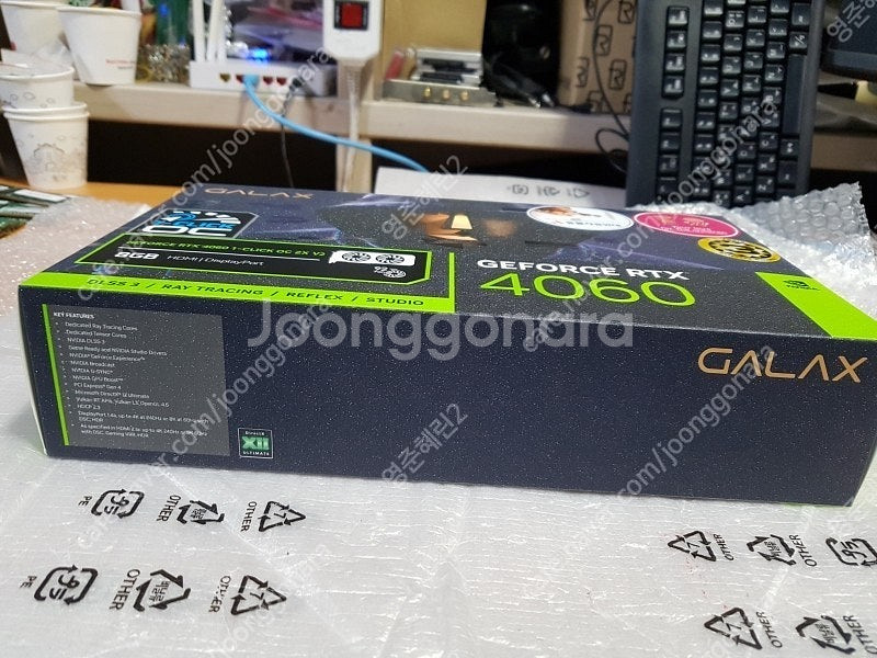 [미개봉 새제품 ] 갤럭시 GeForce RTX 406...--1