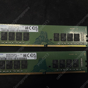 삼성 DDR4 3200 16g 2장 일괄 팝니다.