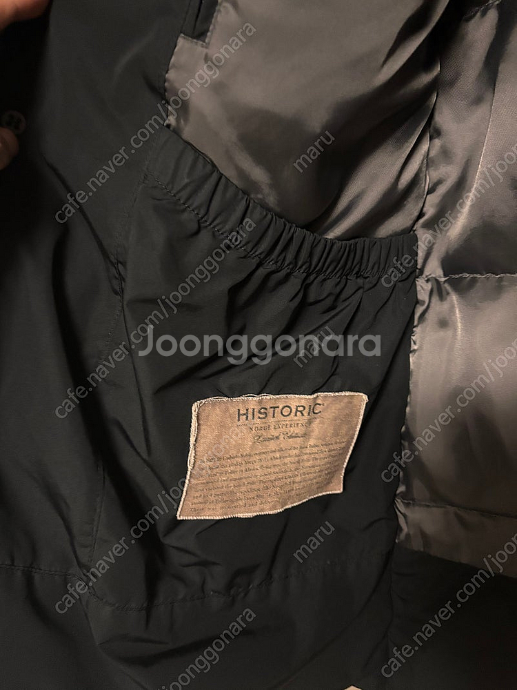 [히스토릭/시리즈 노르지 구스다운 코트 블랙 105]--3