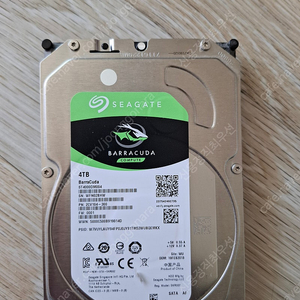 씨게이트 바라쿠다 HDD 4TB