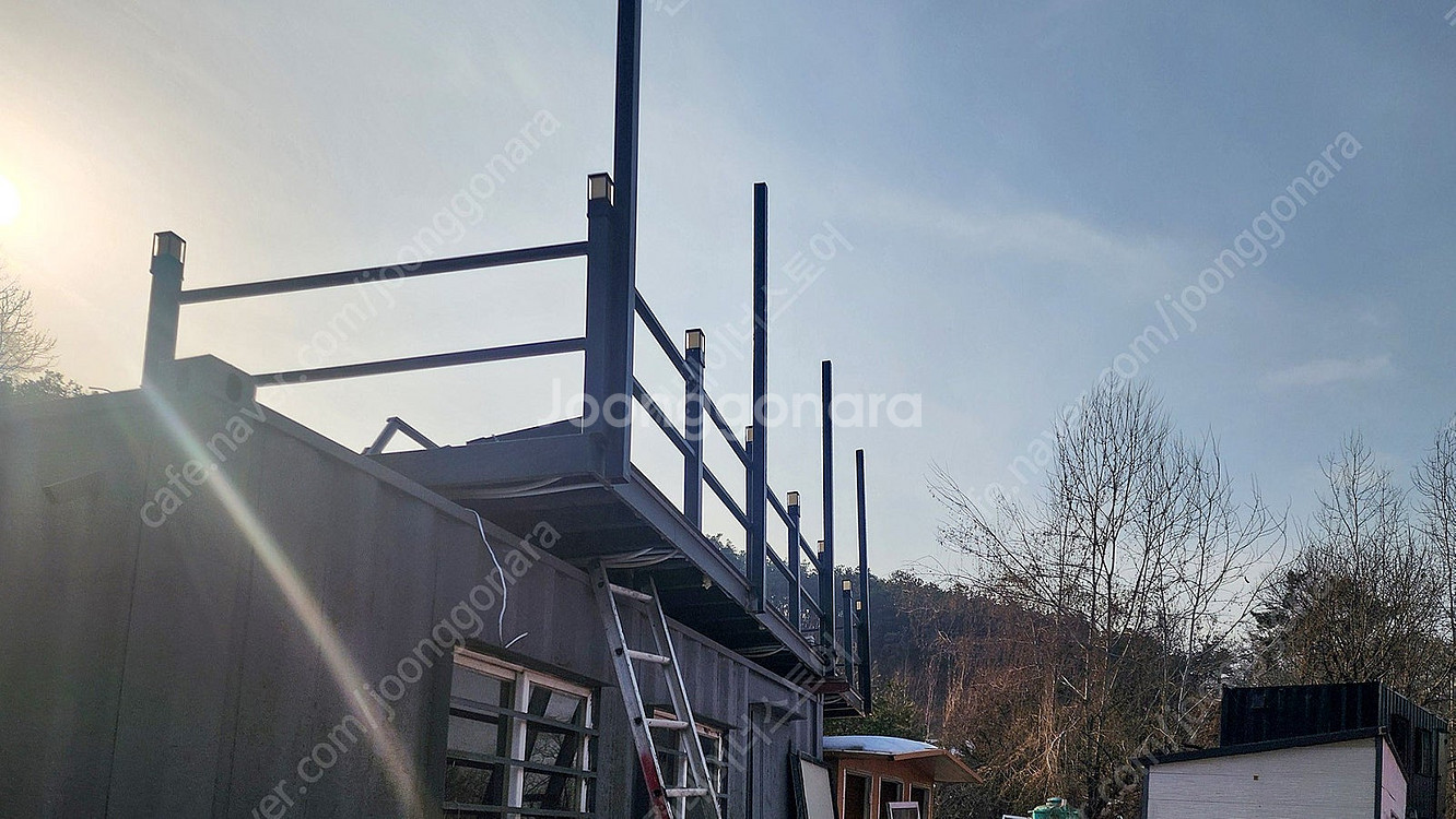 "철재 데크 (2m × 7m) + 난간 포함! 필요하신...--2