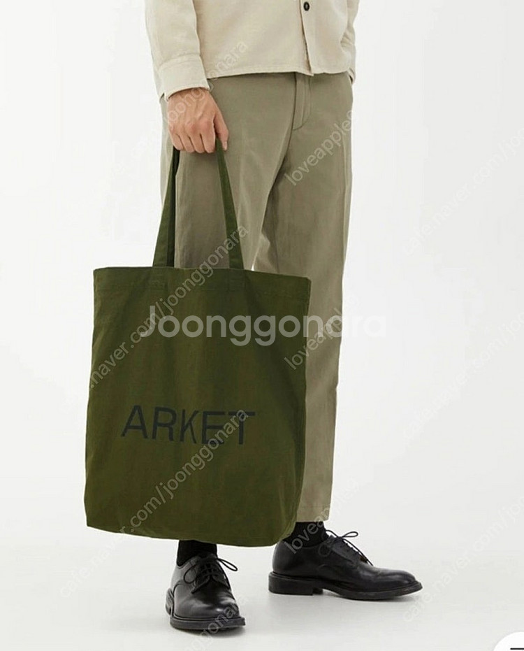 [새상품] 아르켓 에코백 카키--0