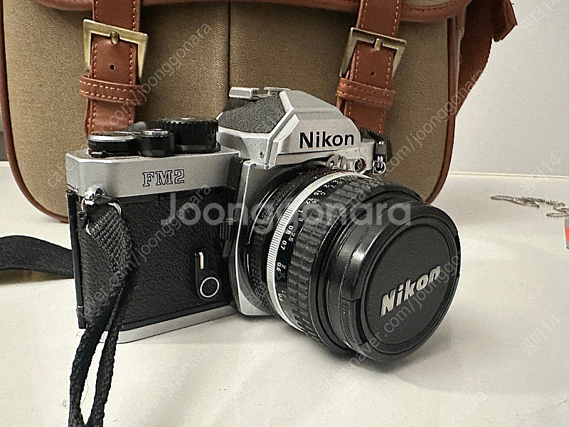 니콘 fm2 + 50mm 렌즈 + 니콘 카메라 가방 팔...--5