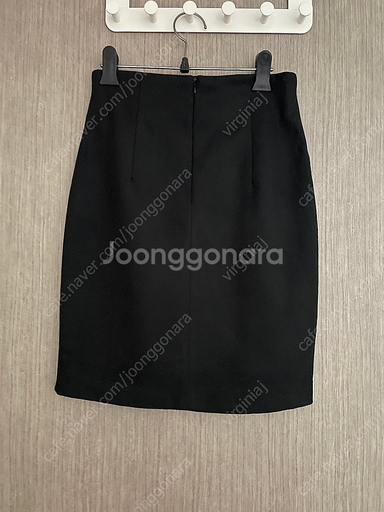 비커밍 블랙 모직 스커트 미착용 s (면접용)--1
