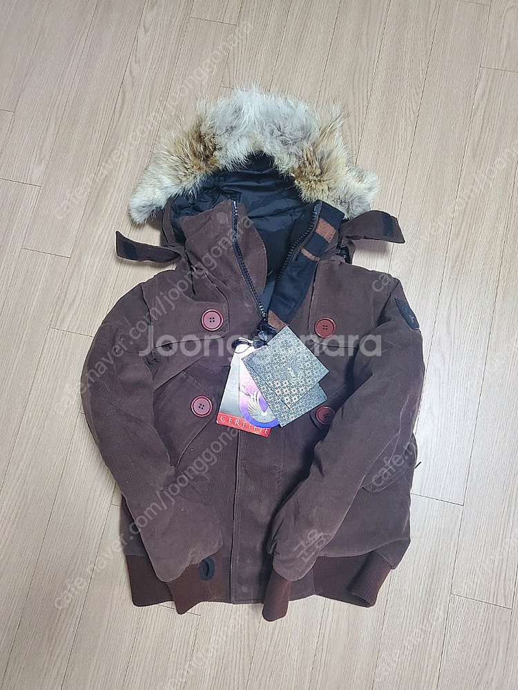 (새제품급) 노비스(Nobis) 오드리나 여성용 S(55) 골덴 다운 패딩 점퍼--0