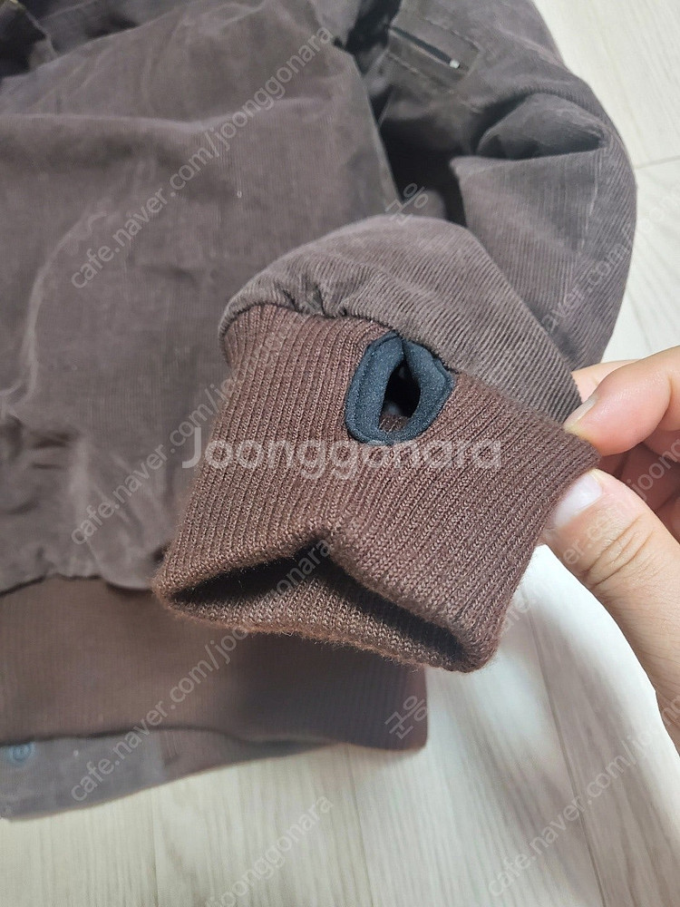 (새제품급) 노비스(Nobis) 오드리나 여성용 S(55) 골덴 다운 패딩 점퍼--5