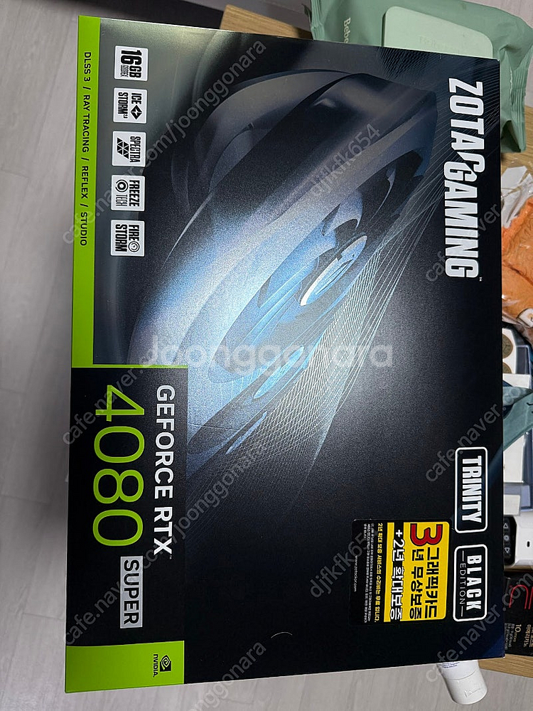 rtx4080super 조택트리니티 블랙 판매합니다--1