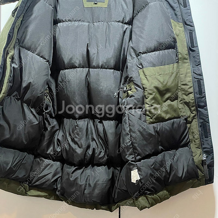 MLB 야상 패딩 덕다운 카키 95 남성용--2
