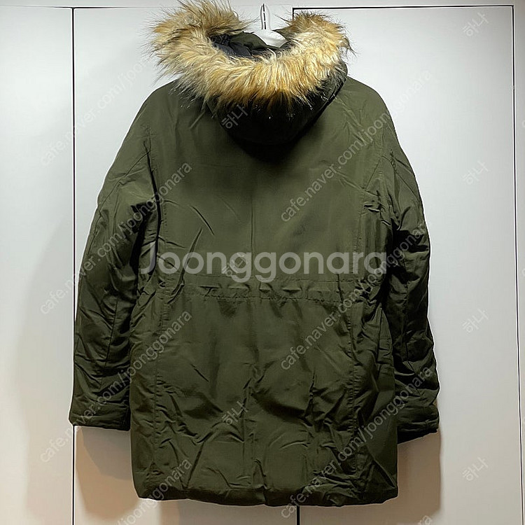 MLB 야상 패딩 덕다운 카키 95 남성용--5