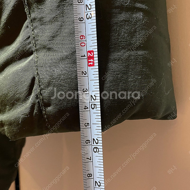 MLB 야상 패딩 덕다운 카키 95 남성용--9