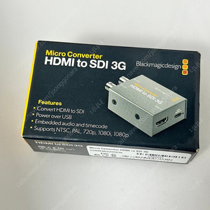 Blackmagic HDMI to SDI 3G 어댑터 미포함