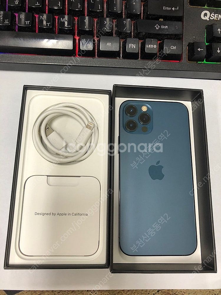 030314 아이폰12프로 블루 외관깨끗 256GB 무...--0