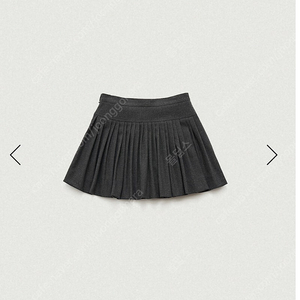 더바넷 카렐리안 플리츠 미니 스커트 - 차콜S (Karelian Pleats Mini Skirt)