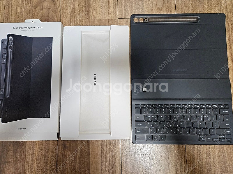 갤럭시탭 s9플러스 키보드 북커버--0