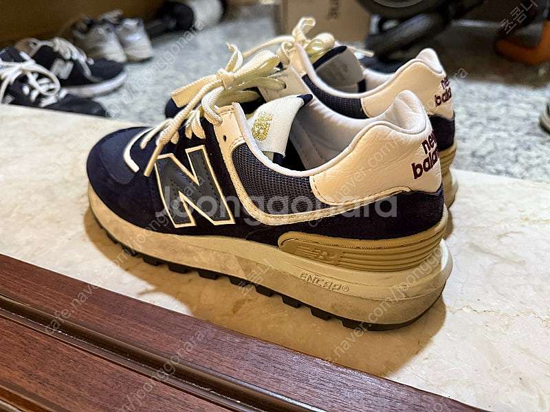 뉴발란스 574 레거시 네이비-245사이즈--5