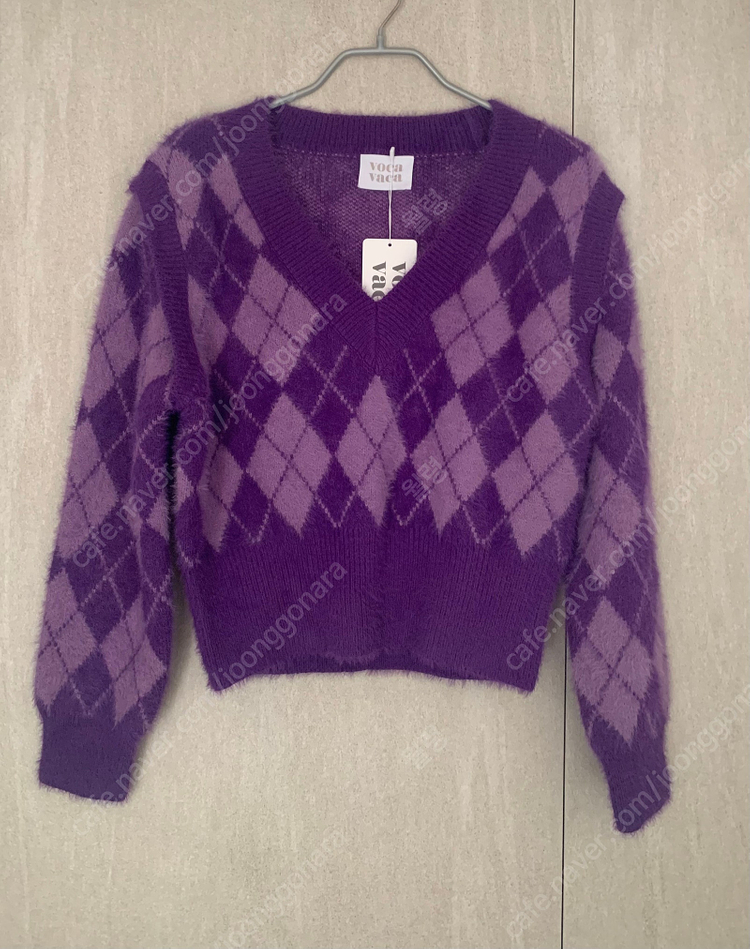 [ 보카바카 (VOCAVACA) ] 아가일 투웨이 니트 (미착용 새제품) 이미지