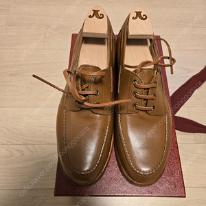 유카스 MOCCASIN BOAT LEATHER SHOES (41사이즈; Calf Skin)