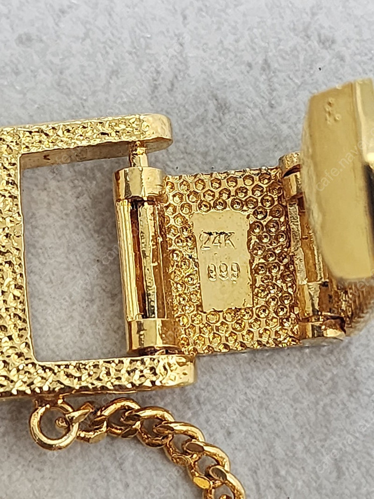 24k 팔각 체인 금팔찌 도금 패션 팔찌 30돈크기 이미지