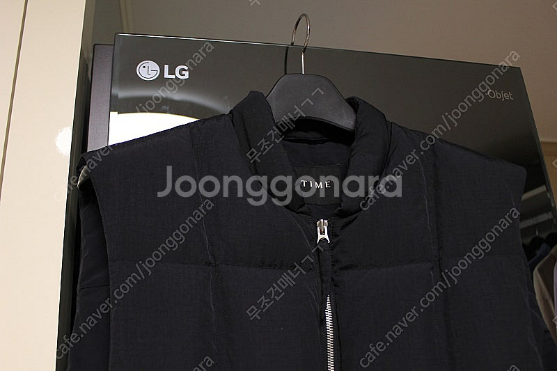타임옴므 22fw 블랙 패딩베스트 100사이즈 판매합니...--3