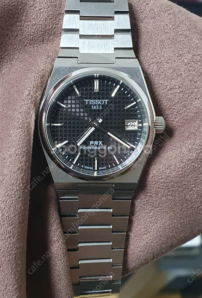 티쏘 PRX 35mm 검판 오토메틱 판매합니다 (새제품...--1