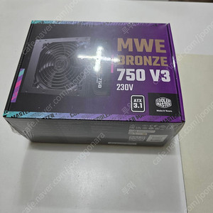 (미개봉)컴퓨터 파워 쿨러마스터 MWE BRONZE 750w V3 (파워 교체 작업 가능)