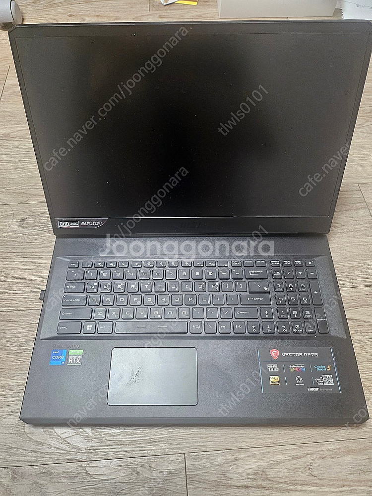 msi vector gp76 17인치 3070ti--1