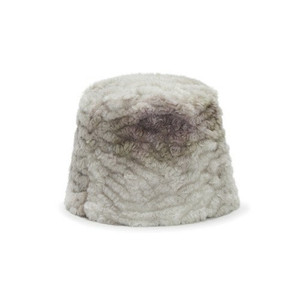 어썸니즈 awesomeneeds FUR LAMPSHADE HAT_SNOW GREY