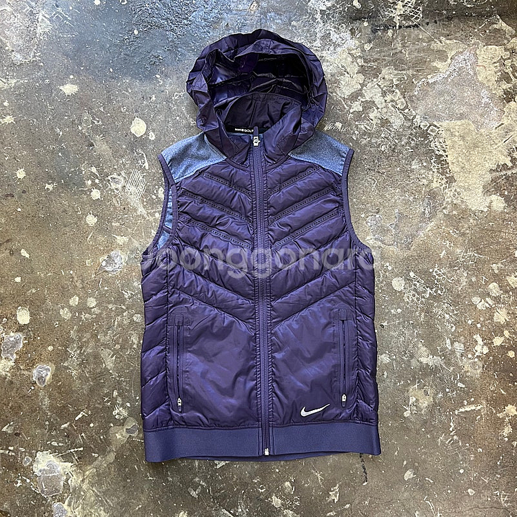 M) 나이키 골프 구스다운 경량 패딩조끼 여성 골프웨어 골프의류--1