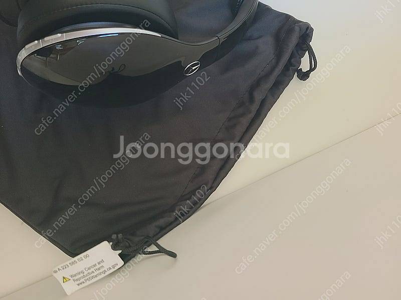 벤츠 정품 헤드셋 무선해드폰--1