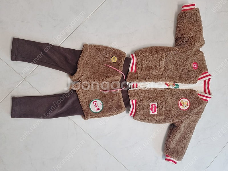 베베드피노 양면 상하세트 2벌 100사이즈--0