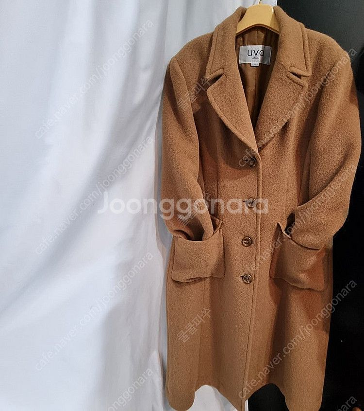 우바 진도 알파카 롱코트--1