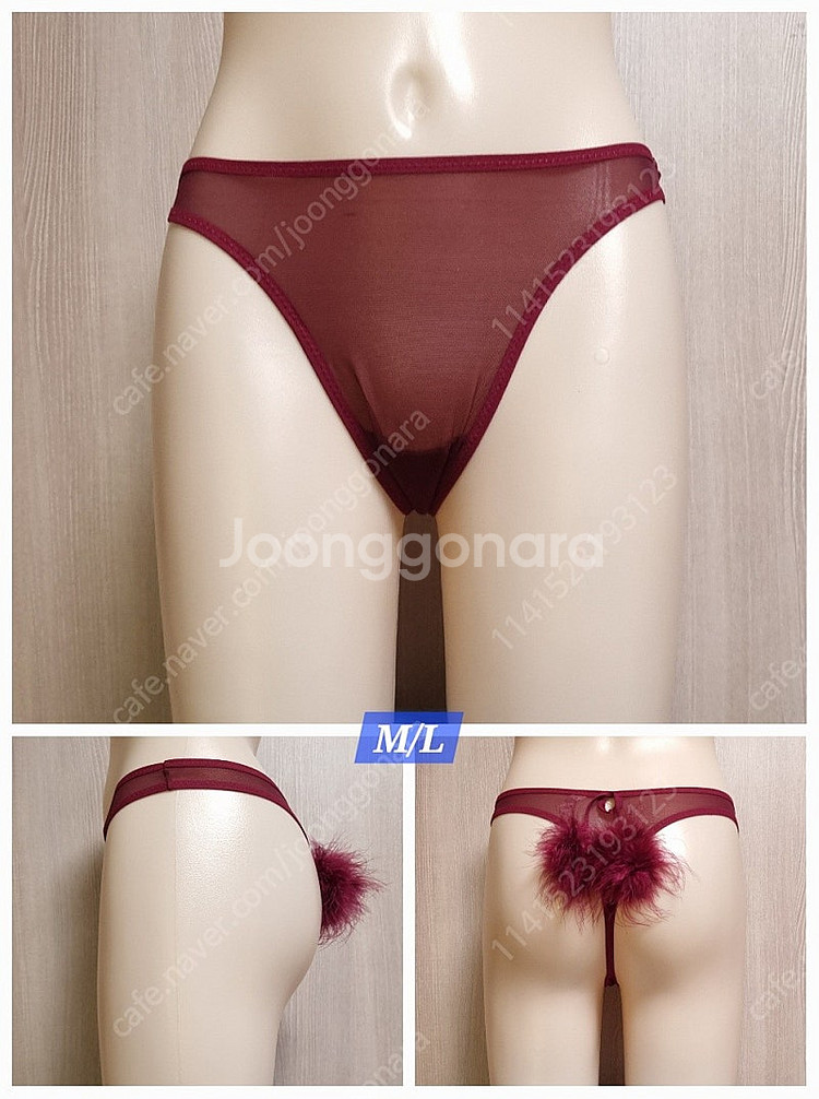 망사 섹시 티팬티 장당 가격--1