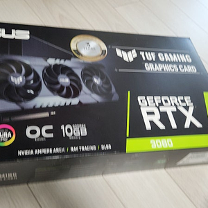 그래픽카드 RTX3080 ASUS TUF 박스만