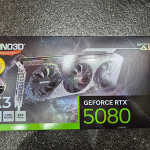 INNO3D 지포스 RTX 5080 D7 16GB X3 (미개봉) 판매합니다